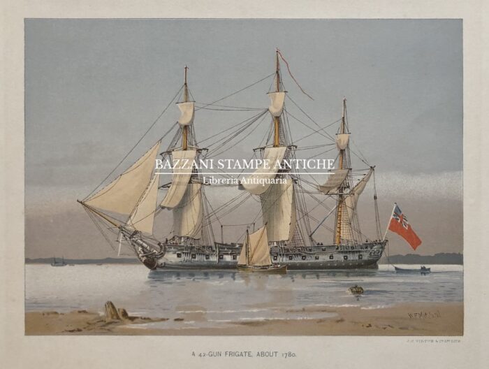 A 42-GUN FRIGATE, ABOUT 1780