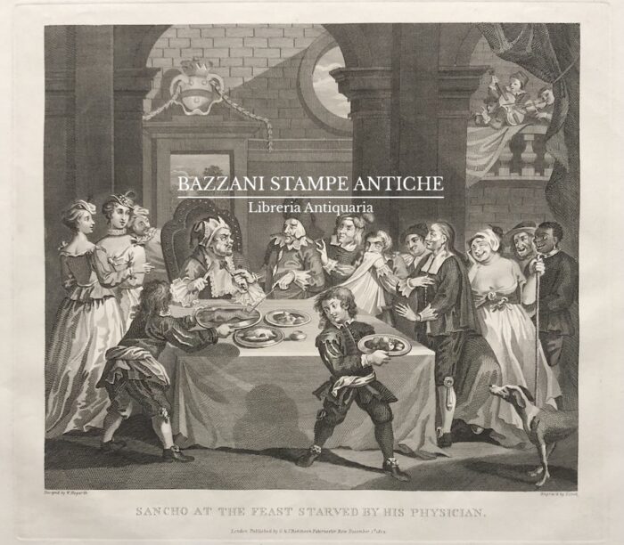 SANCHO AT THE FEAST STARVED BY HIS PHYSICIAN - SANCHO ALLA FESTA VIENE FATTO MORIRE DI FAME DAL SUO MEDICO