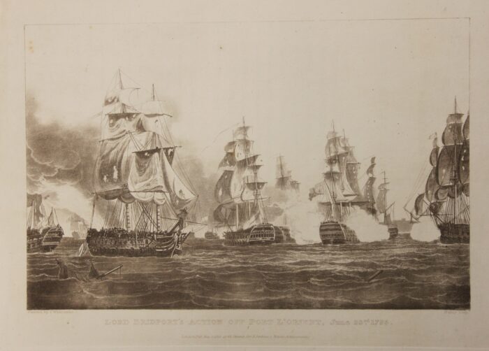 LORD BRIDPORT'S ACTION OFF PORT L'ORIENTE, June 23th 1795