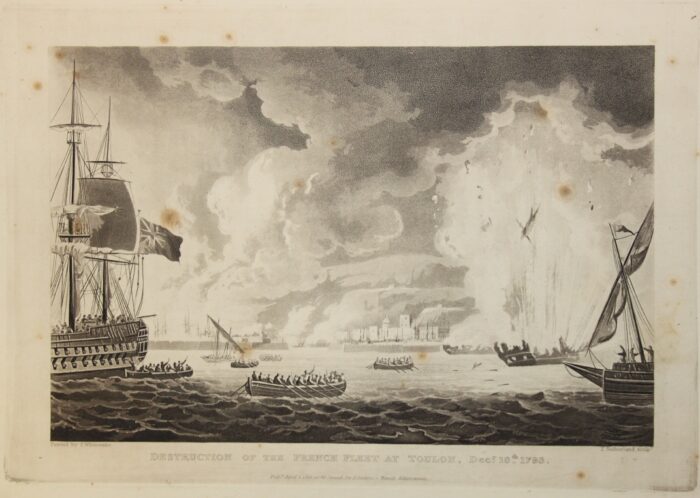 DESTRUCTION OF THE FRENCH FLEET AT TOULON, Dec. 18th 1793