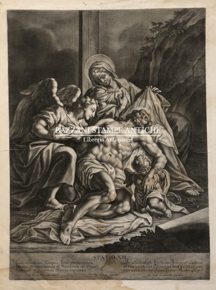 VIA CRUCIS - SERIE DI 14 TAVOLE - immagine 13