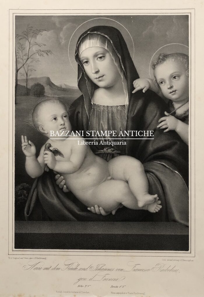 SANTA VERGINE CON GESÚ BAMBINO E SAN GIOVANNINO