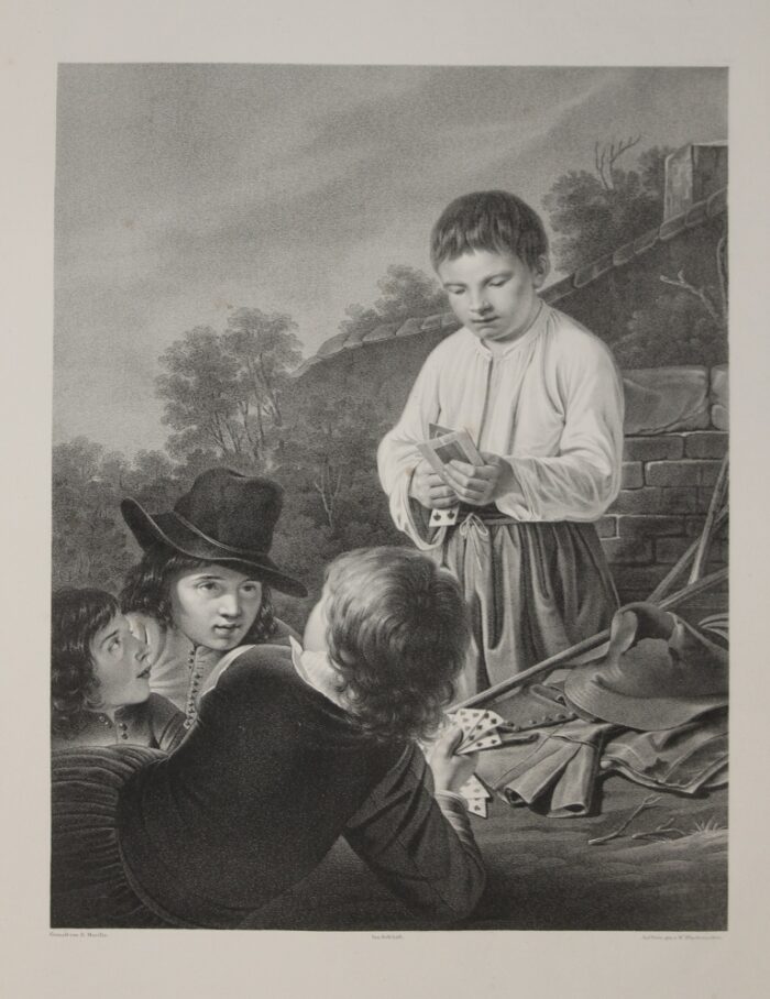 BAMBINI CHE GIOCANO A CARTE