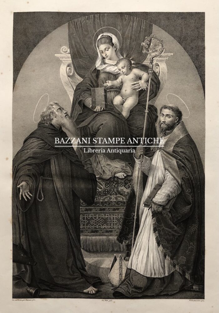 MADONNA IN TRONO TRA SANT'ANTONIO ABATE E SANT'AGOSTINO