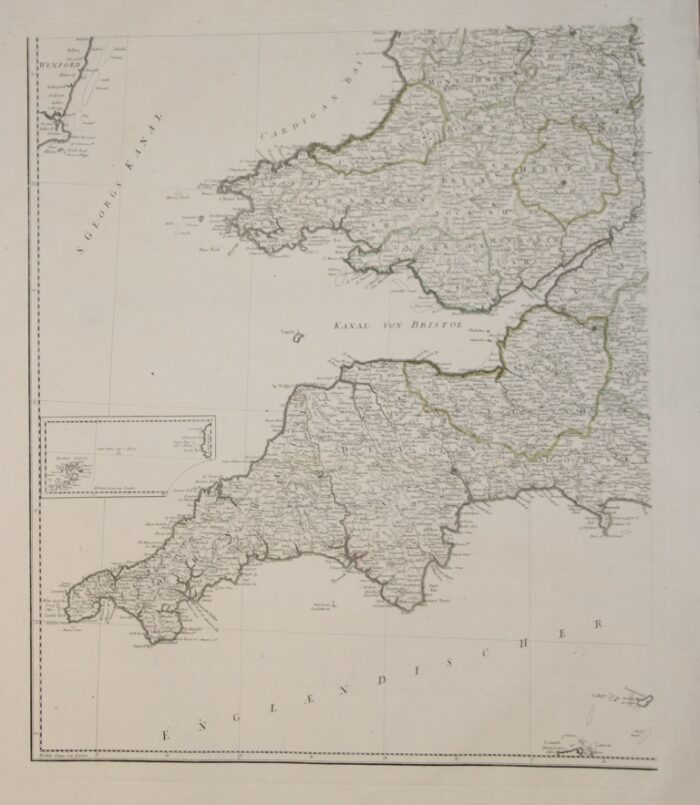 INGHILTERRA - KARTE ENGLAND UND WALLIS - QUATTRO FOGLI - immagine 3