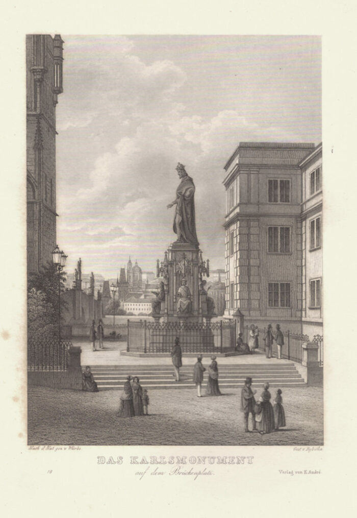 PRAGA - DAS KARLSMONUMENT