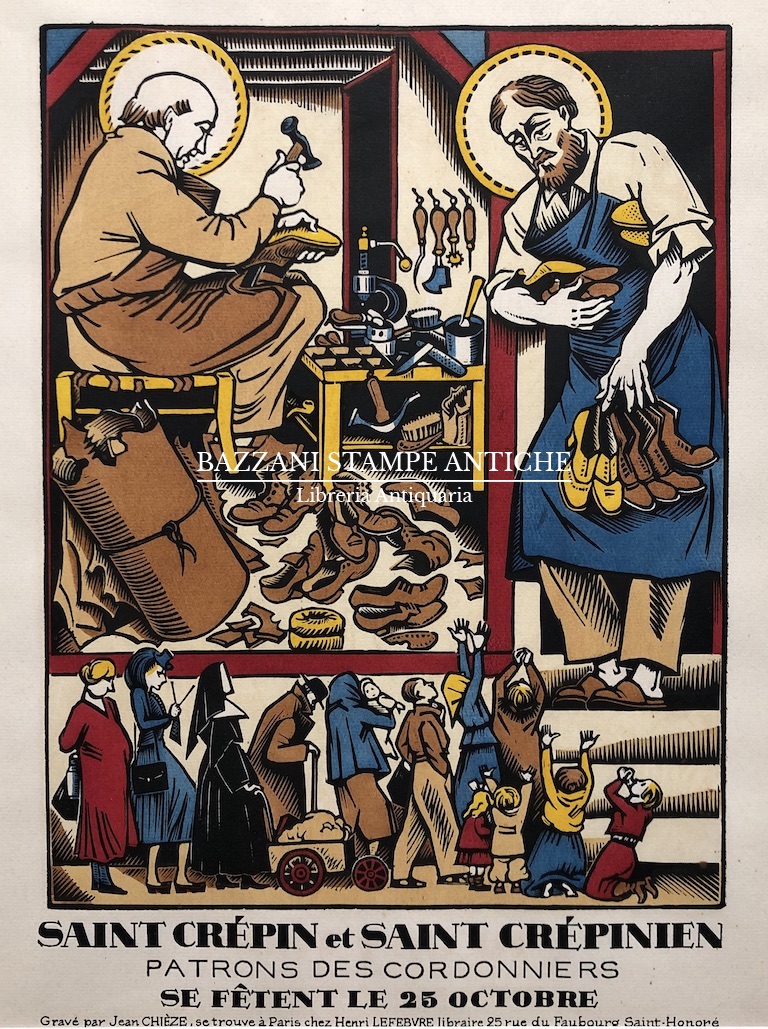 SAINT CRÉPIN ET SAINT CRÉPINIEN - CALZOLAIO