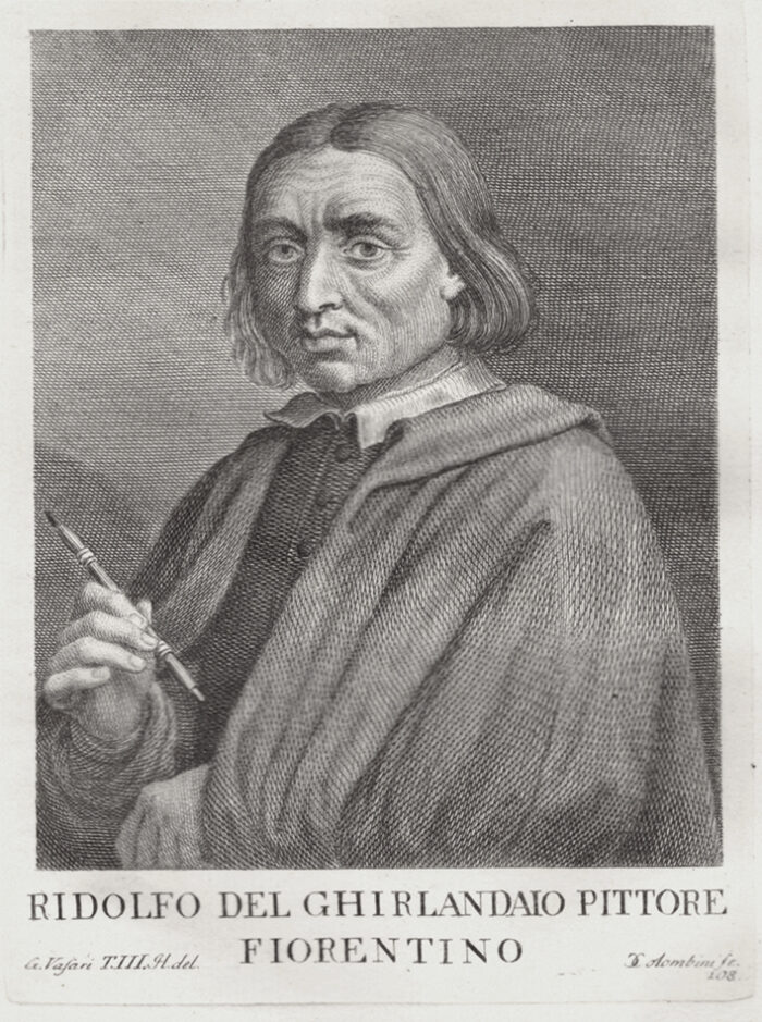 RIDOLFO DEL GHIRLANDAIO PITTORE FIORENTINO