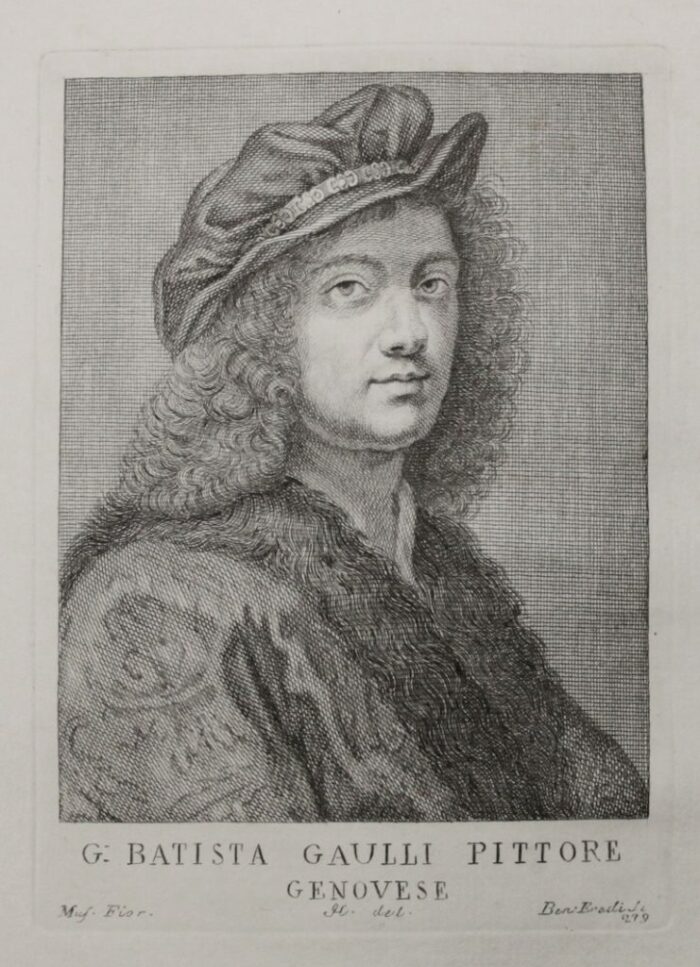 GIOVAN BATTISTA GAULLI PITTORE GENOVESE