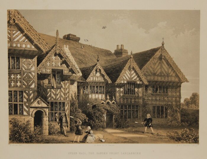 SPEKE HALL, THE GARDEN FRONT LANCASHIRE