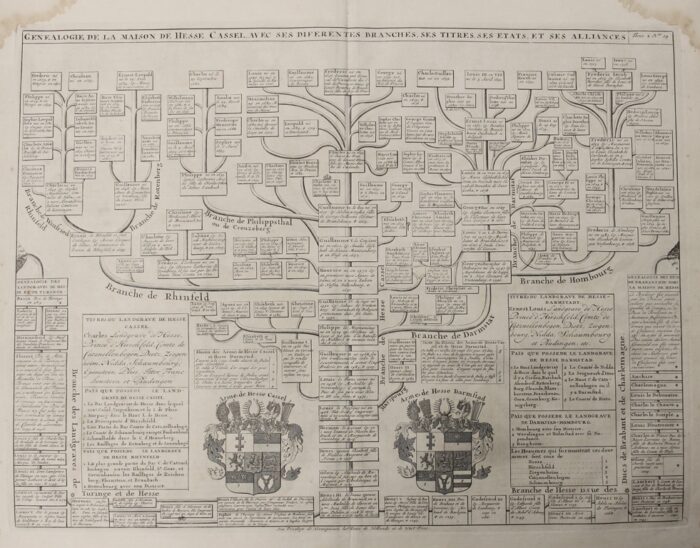 GENEALOGIE DE LA MAISON DE HESSE CASSEL