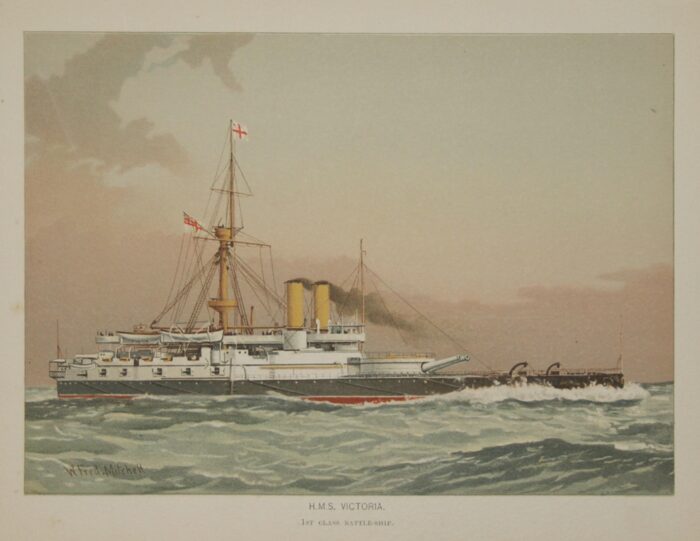 H. M. S. VICTORIA 1ST CLASS BATTLE SHIP