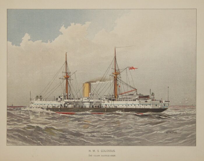 H. M. S. COLOSSUS 1ST CLASS BATTLE SHIP