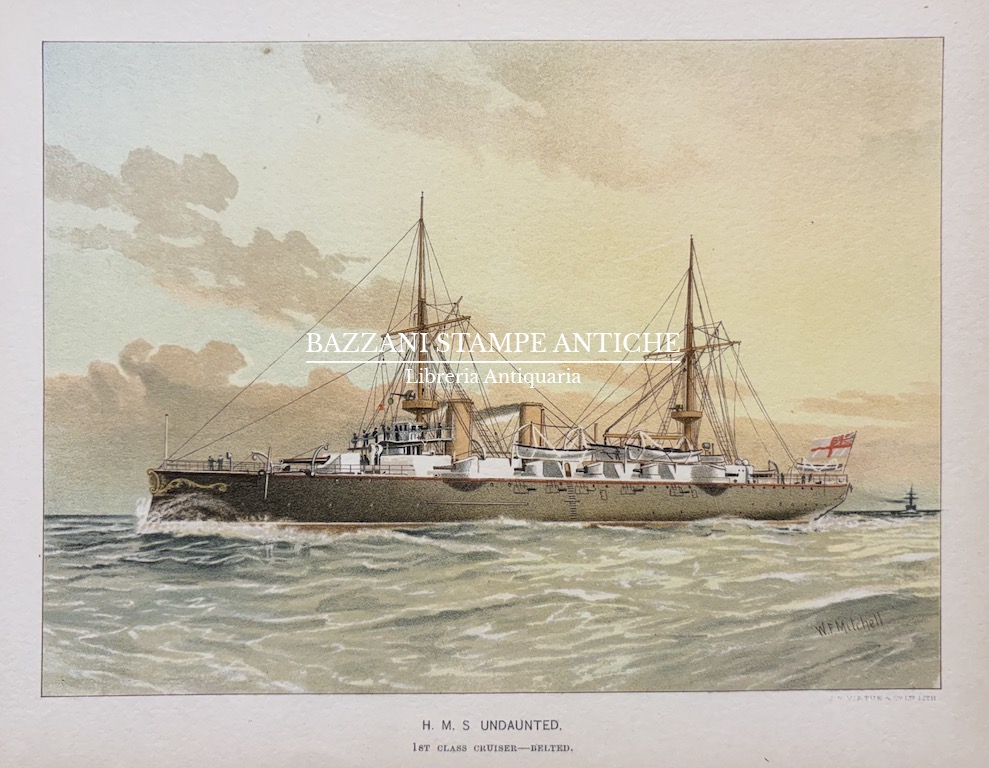 HMS UNDAUNTED 1ST CLASS CRUISER-BELTED