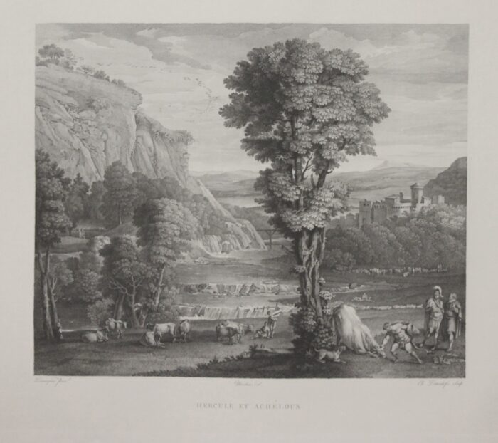 HERCULE ET ACHELOUS