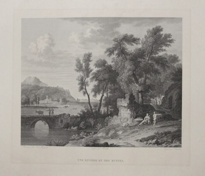 UNE RIVIERE ET DES RUINES