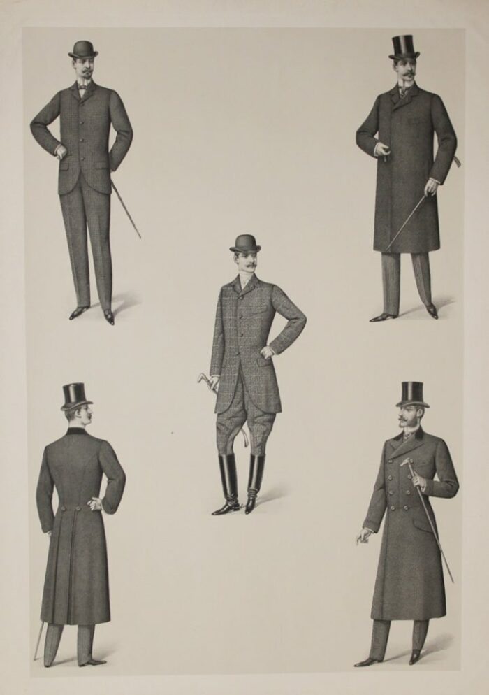 MODA MASCHILE - INVERNO 1900 - 1901