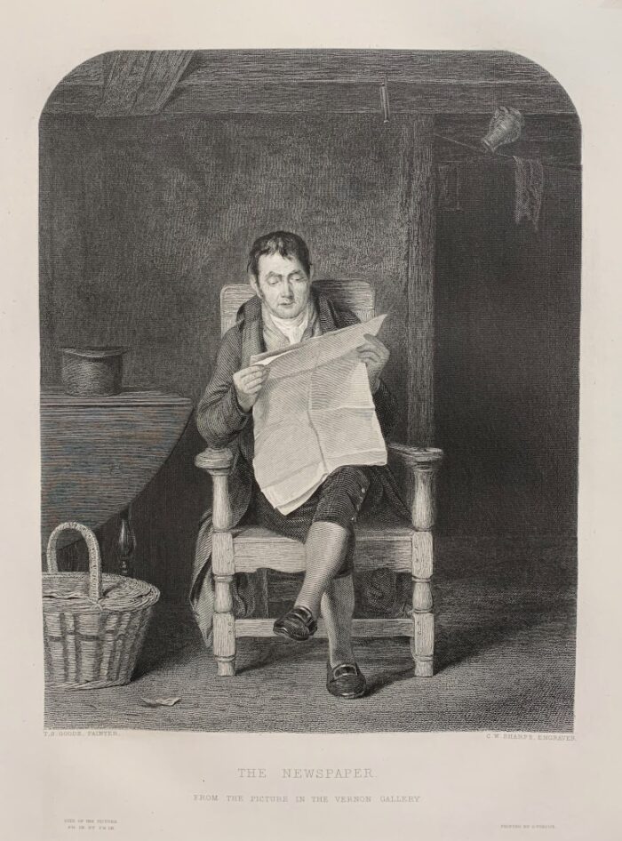 LA LETTURA DEL GIORNALE - THE NEWSPAPER