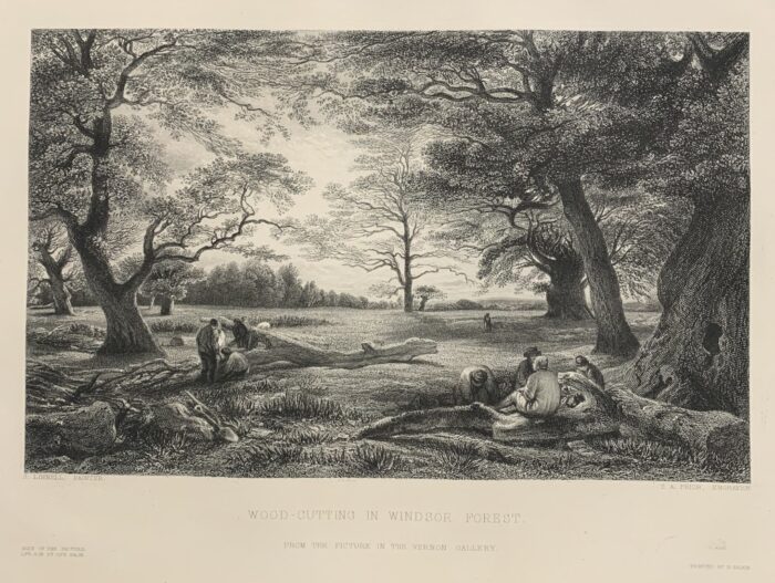 IL TAGLIO DEL LEGNO - WOOD-CUTTING IN WINDSOR FOREST