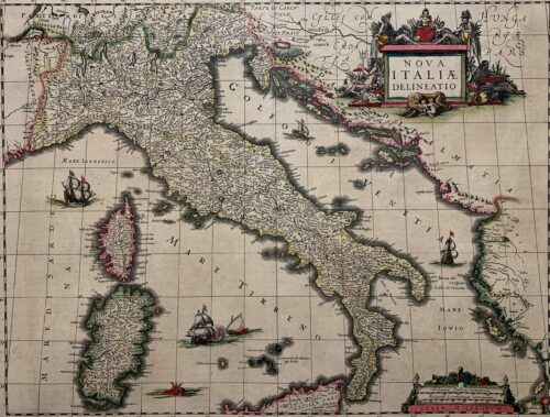 Carte geografiche e vedute dell'Italia