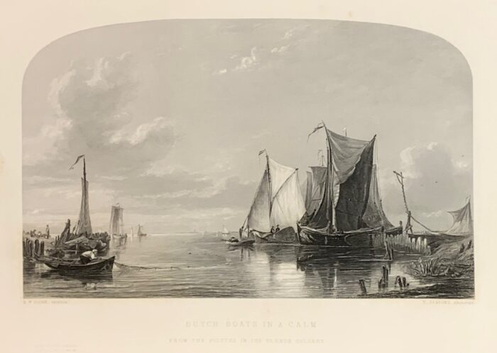 MARINA - DUTCH BOATS IN A CALM
