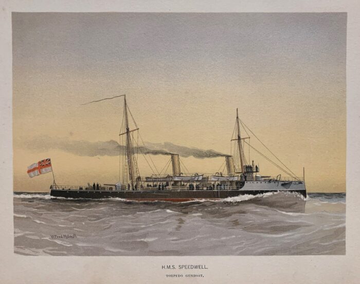 H. M. S. SPEEDWELL TORPEDO GUNBOAT