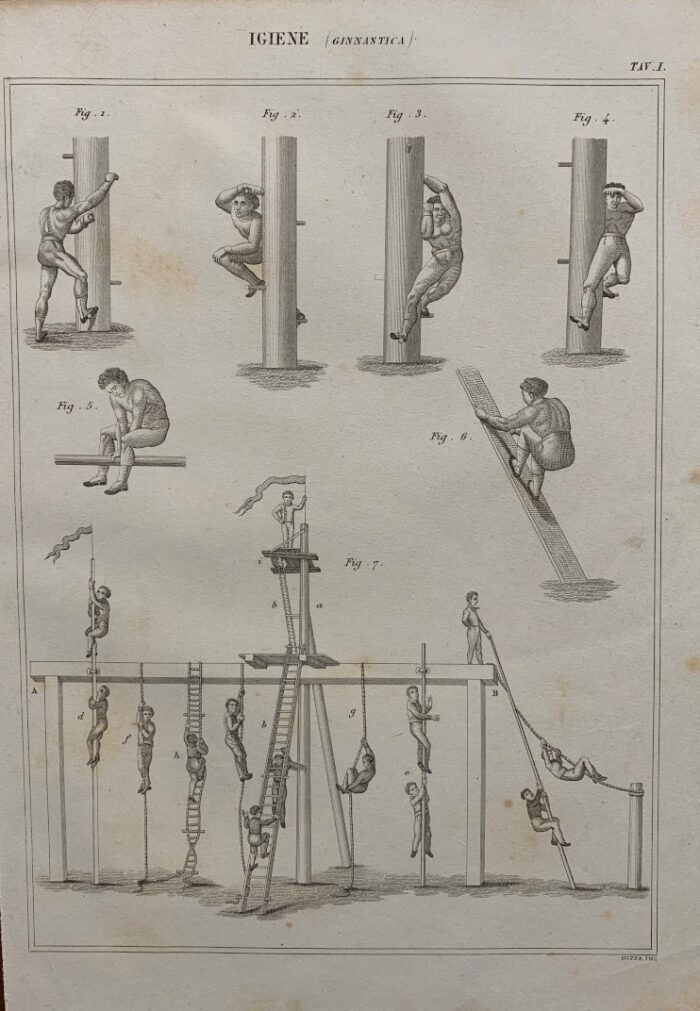 IGIENE (GINNASTICA) - SERIE DI 2 TAVOLE - immagine 2