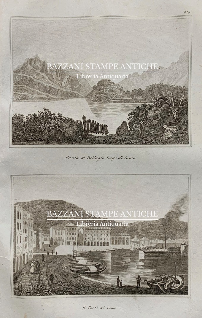 LAGO DI COMO - PUNTA DI BELLAGIO - IL PORTO
