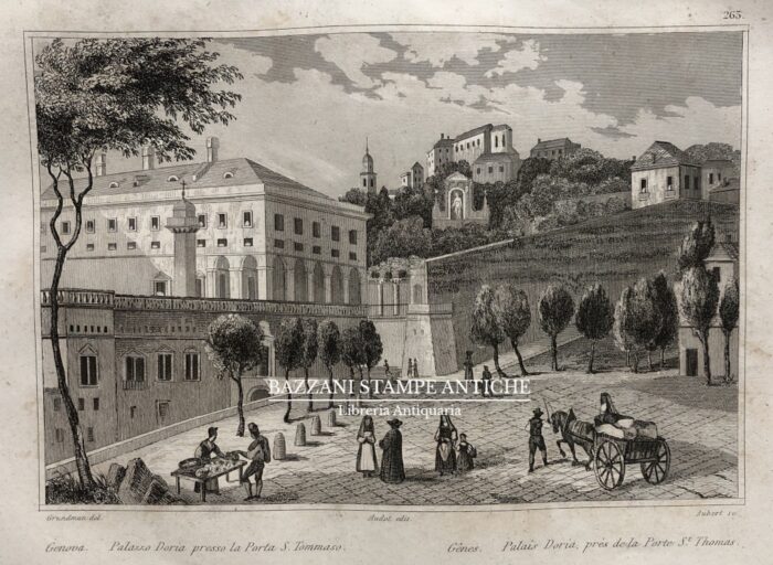 GENOVA - PALAZZO DORIA PRESSO LA PORTA S. TOMMASO