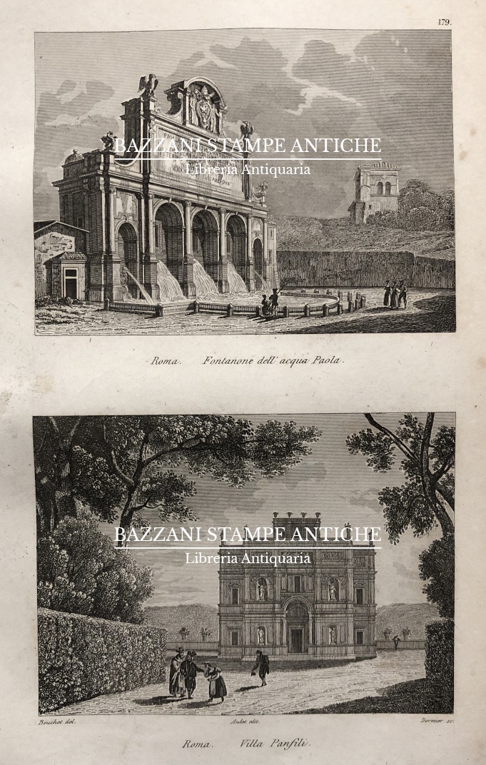 ROMA - FONTANONE DELL'ACQUA PAOLA - VILLA PANFILI