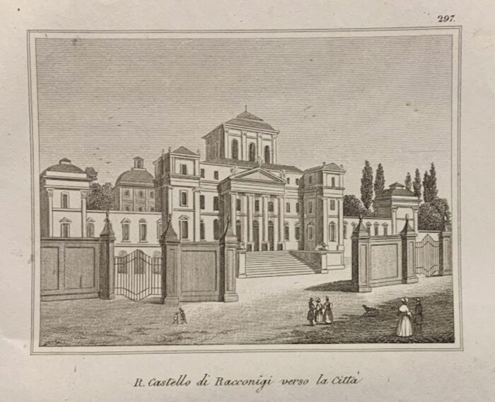 RACCONIGI (CUNEO) - R. CASTELLO VERSO LA CITTÀ