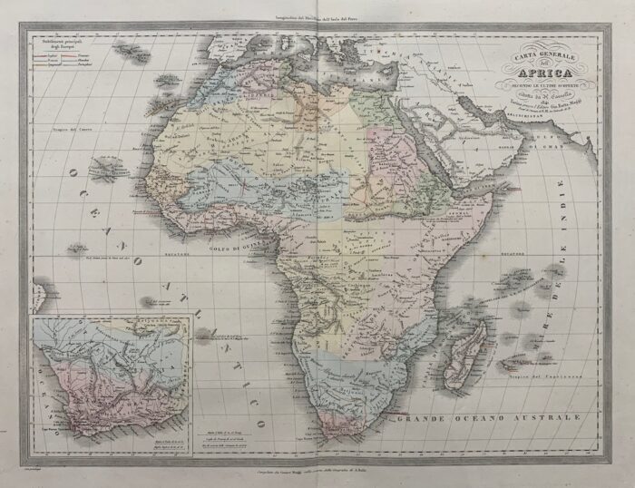 CARTA GENERALE DELL'AFRICA