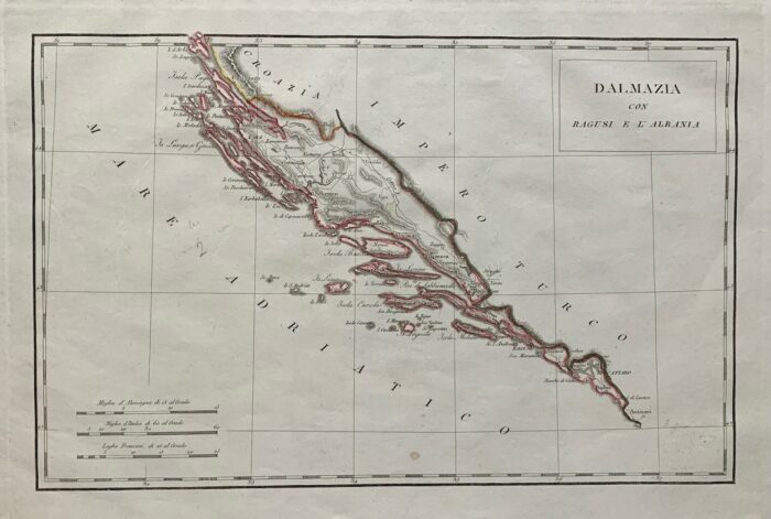 DALMAZIA CON RAGUSI E L'ALBANIA