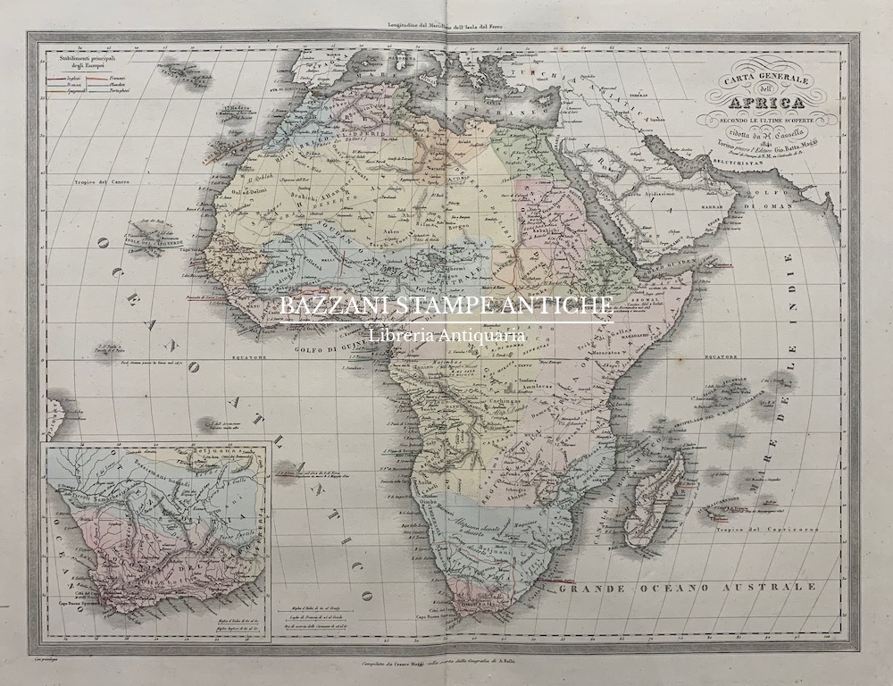 CARTA GENERALE DELL'AFRICA
