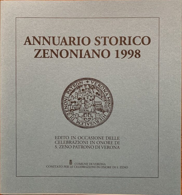 ANNUARIO STORICO ZENONIANO 1998
