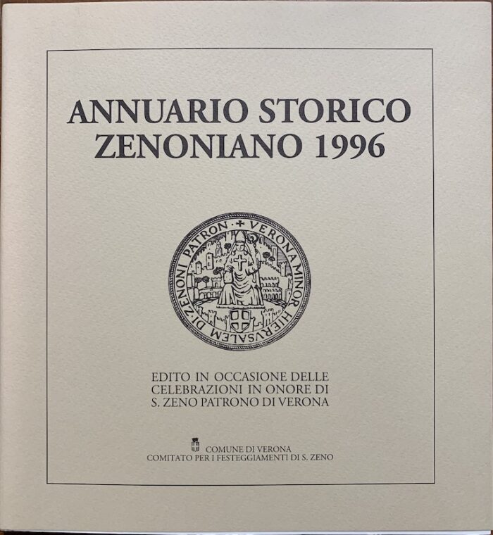 ANNUARIO STORICO ZENONIANO 1996