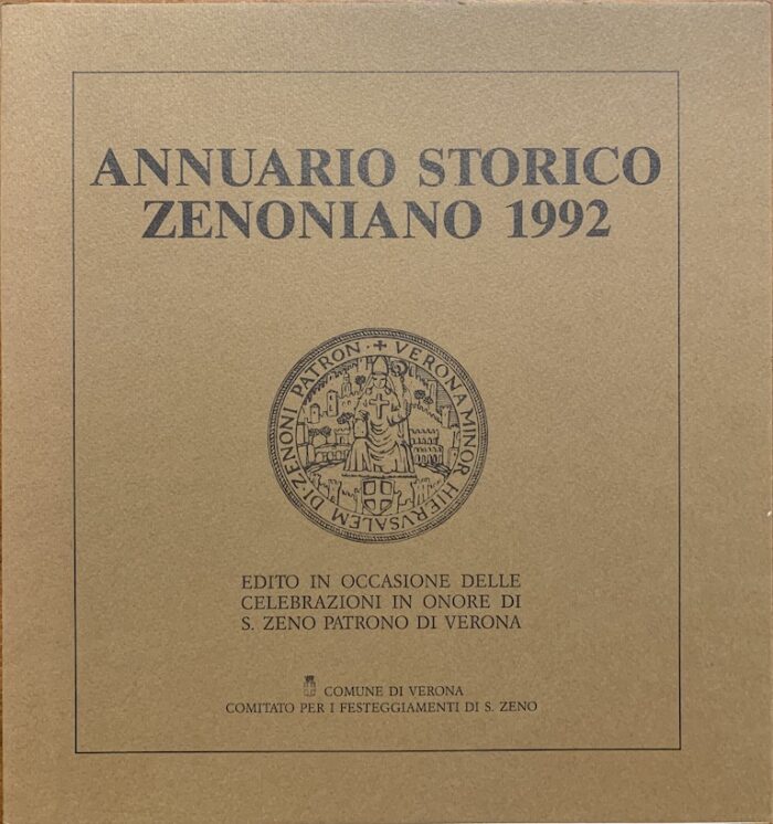 ANNUARIO STORICO ZENONIANO 1992
