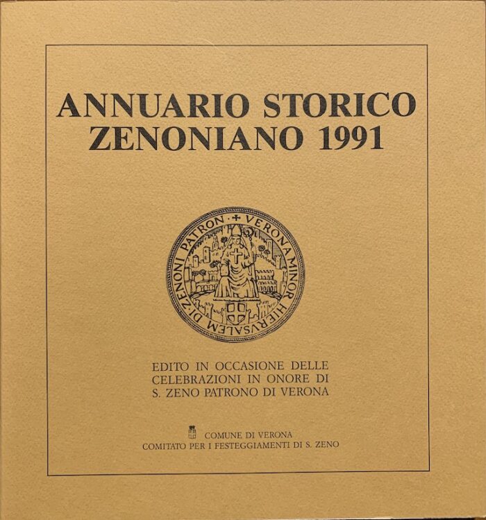 ANNUARIO STORICO ZENONIANO 1991