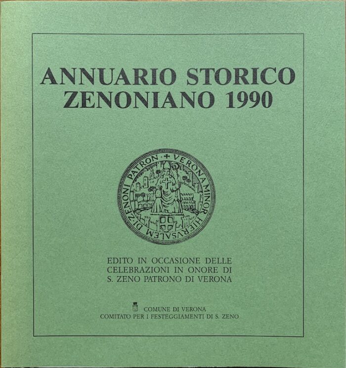 ANNUARIO STORICO ZENONIANO 1990
