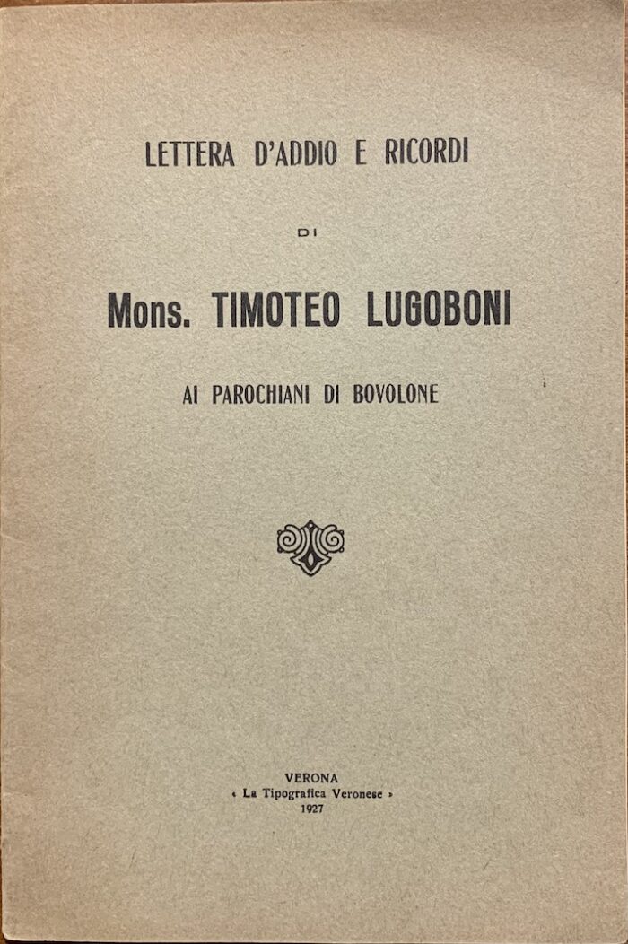 LUGOBONI, TIMOTEO (Mons.)