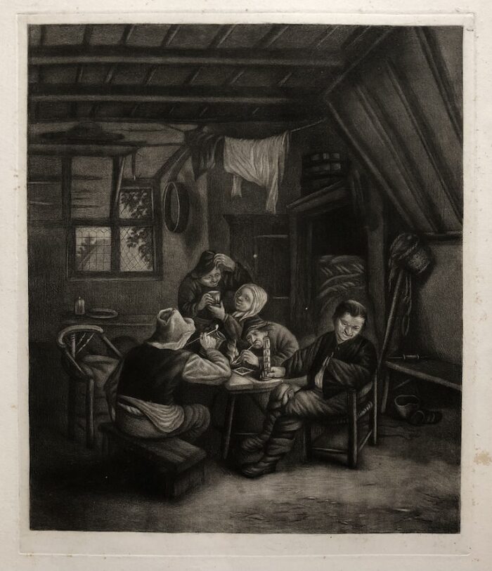 INTERNO DI UN'OSTERIA