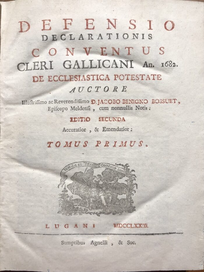 BOSSUET, JACOPO BENIGNO