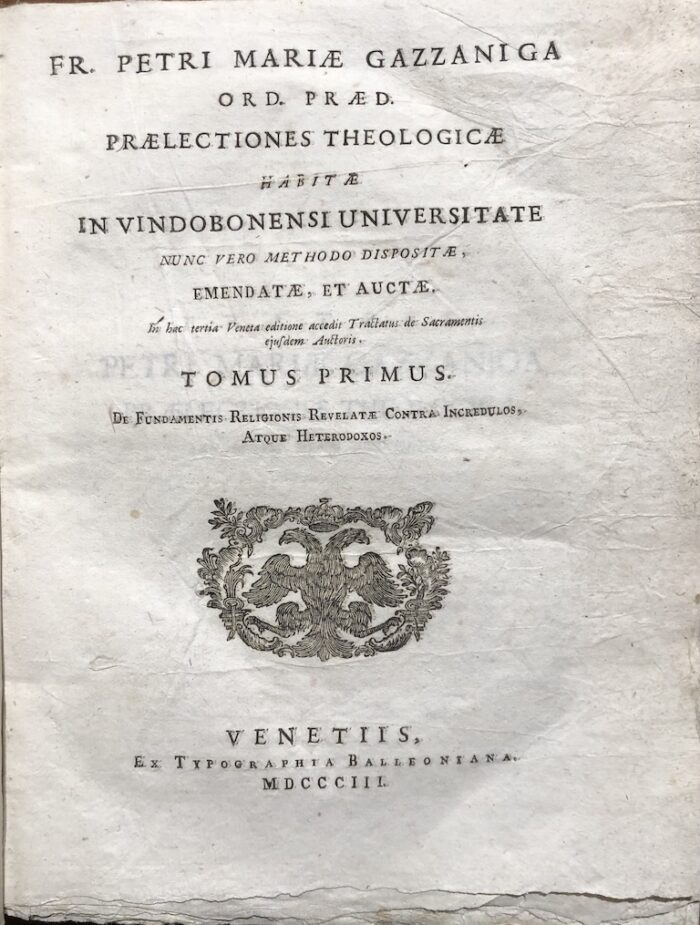 GAZZANIGA, PIETRO MARIA
