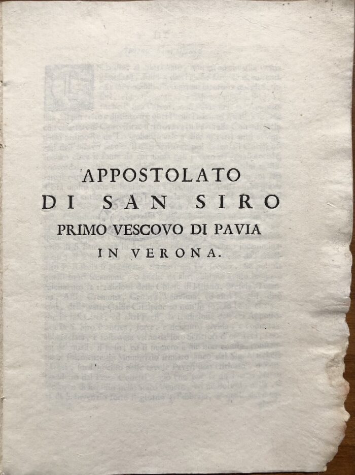 SAN SIRO (VESCOVO DI PAVIA)