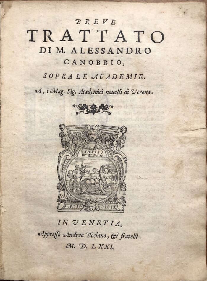 CANOBBIO, ALESSANDRO