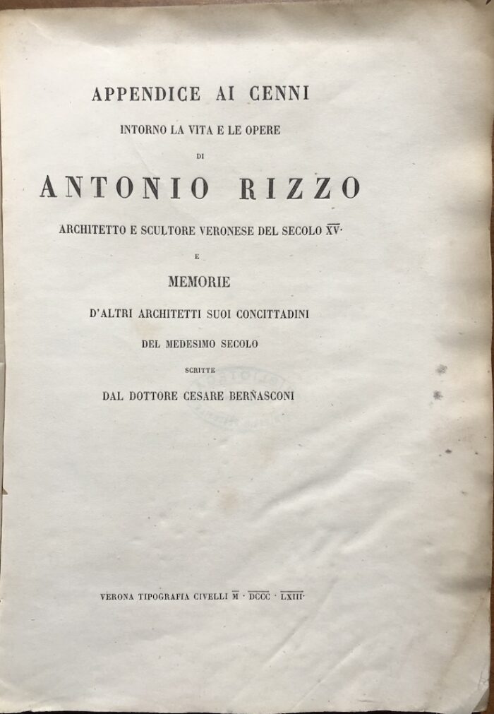 BERNASCONI, CESARE