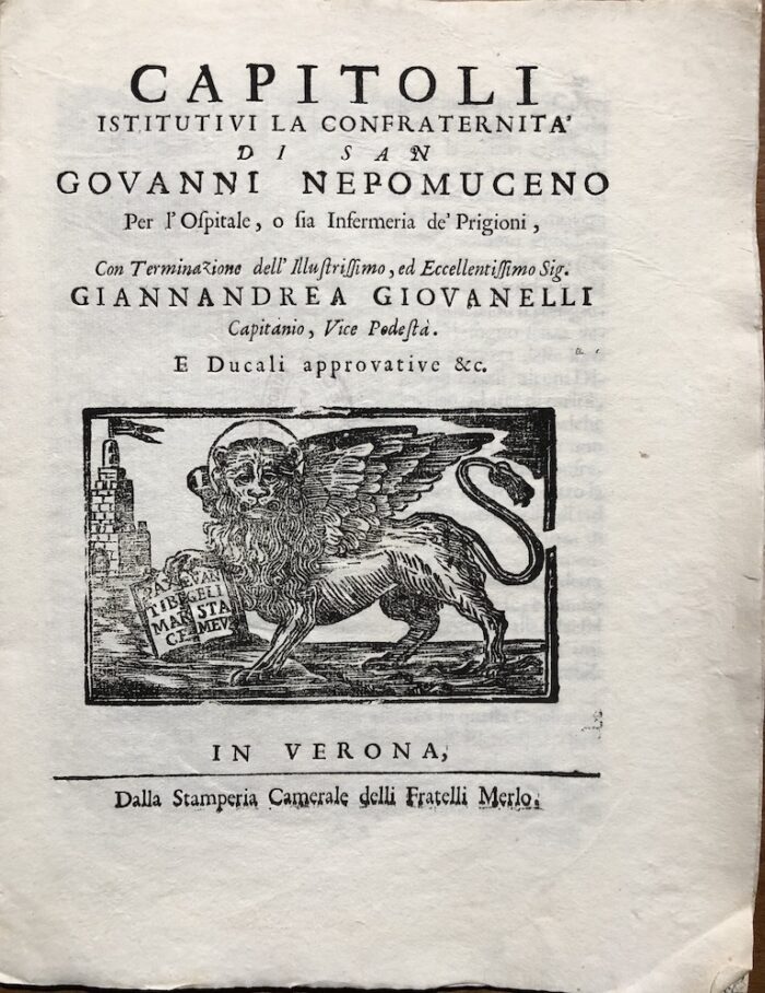 CONFRATERNITA DI SAN GIOVANNI NEPOMUCENO