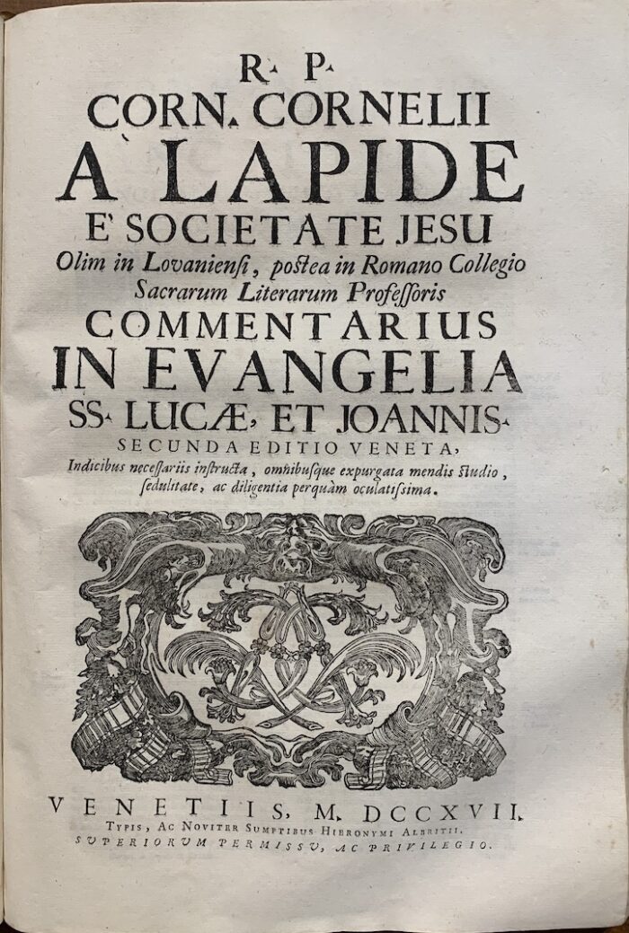 LAPIDE, CORNELIO (A) - immagine 3