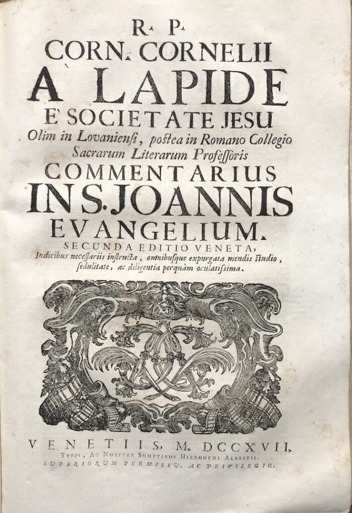 LAPIDE, CORNELIO (A) - immagine 4