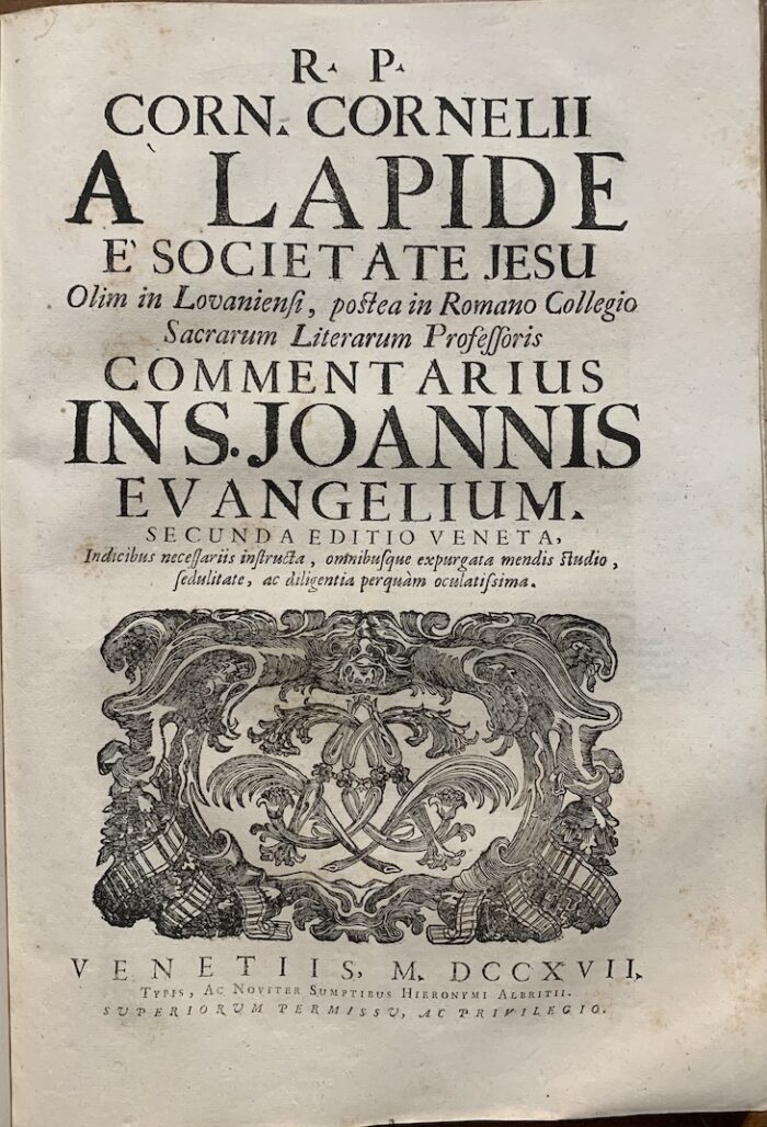 LAPIDE, CORNELIO (A) - immagine 4
